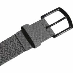 ADIDAS Braided Stretch Belt -Golf Shirts Shop adidas braided stretch belt grey three 04 79553.1646850623