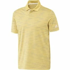ADIDAS Contrast Stripe Polo -Golf Shirts Shop adidas contrast stripe polo almost yellow 01 26807.1671652581