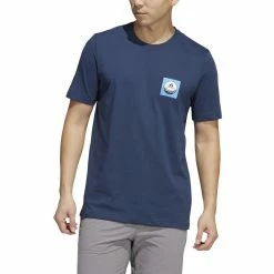 ADIDAS Core Tee -Golf Shirts Shop adidas core tee crew navy 01 01250.1673905741