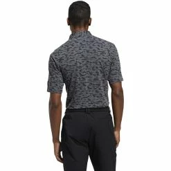 ADIDAS Go-To Camo Print Polo -Golf Shirts Shop adidas go to camo print polo black grey six 02 13601.1673901528