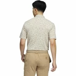 ADIDAS Go-To Camo Print Polo -Golf Shirts Shop adidas go to camo print polo hemp clear brown 02 49310.1673902076