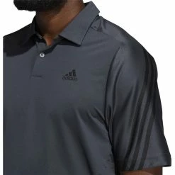 ADIDAS HEAT.RDY 3-Stripe Polo -Golf Shirts Shop adidas heat rdy 3 stripe polo carbon 04 23571.1659042530