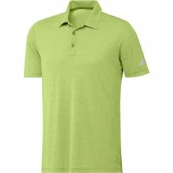 ADIDAS HEAT.RDY Heather Polo -Golf Shirts Shop adidas heat rdy heather polo pulse lime 01 79090.1647960886