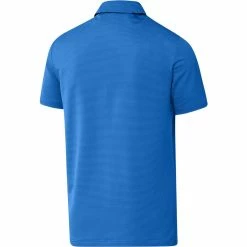 ADIDAS Ottoman Pencil Stripe Polo -Golf Shirts Shop adidas ottoman pencil stripe polo blue rush semi mint rush 02 15463.1679079623