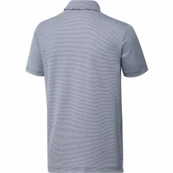 ADIDAS Ottoman Pencil Stripe Polo -Golf Shirts Shop adidas ottoman pencil stripe polo collegiate navy white 02 12931.1679079689
