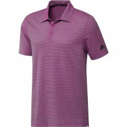 ADIDAS Ottoman Pencil Stripe Polo -Golf Shirts Shop adidas ottoman pencil stripe polo lucid fuchsia black 01 59139.1679079689