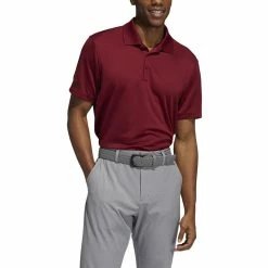 ADIDAS Performance Polo -Golf Shirts Shop adidas performance polo collegiate burgundy 01 30554.1647962622