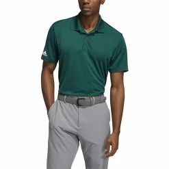 ADIDAS Performance Polo -Golf Shirts Shop adidas performance polo collegiate green 01 75964.1647962622