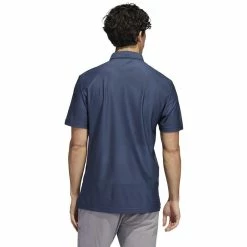ADIDAS Shapes Jacquard Polo -Golf Shirts Shop adidas shapes jacquard polo crew navy grey six 02 45894.1676595175