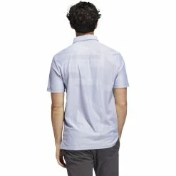 ADIDAS Shapes Jacquard Polo -Golf Shirts Shop adidas shapes jacquard polo white legacy indigo 02 05987.1676581656