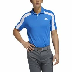 ADIDAS Sport HEAT.RDY Polo -Golf Shirts Shop adidas sport heat rdy polo glory blue 01 66035.1632344039