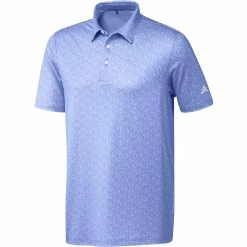 ADIDAS Ultimate365 Allover Print Polo -Golf Shirts Shop adidas ultimate365 allover print polo blue fusion 01 20177.1679064781