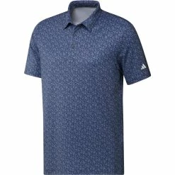 ADIDAS Ultimate365 Allover Print Polo -Golf Shirts Shop adidas ultimate365 allover print polo collegiate navy 01 11083.1679064783