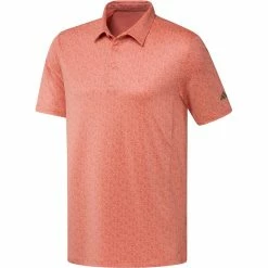 ADIDAS Ultimate365 Allover Print Polo -Golf Shirts Shop adidas ultimate365 allover print polo coral fusion 01 07030.1679064782