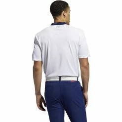 ADIDAS USA Olympics Friday Polo -Golf Shirts Shop adidas usa olympics friday polo white grey two dark blue 02 88799.1659042797