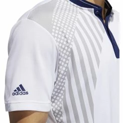 ADIDAS USA Olympics Friday Polo -Golf Shirts Shop adidas usa olympics friday polo white grey two dark blue 04 82186.1659042797