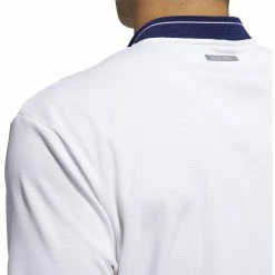 ADIDAS USA Olympics Friday Polo -Golf Shirts Shop adidas usa olympics friday polo white grey two dark blue 05 87457.1659042797