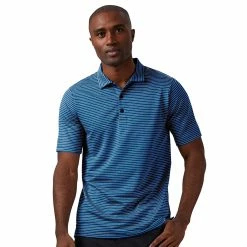 Antigua Esteem Polo -Golf Shirts Shop antigua esteem polo bright blue heather white 01 87211.1654112879