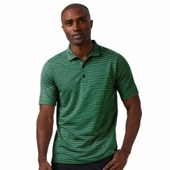 Antigua Esteem Polo -Golf Shirts Shop antigua esteem polo dark pine heather white 01 12472.1654112879