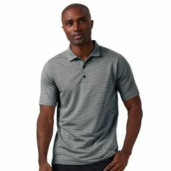 Antigua Esteem Polo -Golf Shirts Shop antigua esteem polo steel heather white 01 84683.1654112881