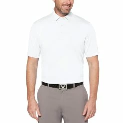 Callaway Cooling Micro Hex Polo -Golf Shirts Shop callaway cooling micro hex polo bright white 01 34283.1654718880