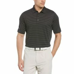 Callaway Fine Line Ventilated Stripe Polo -Golf Shirts Shop callaway fine line ventilated stripe polo caviar 01 78242.1679518314