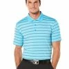 Callaway Ventilated Stripe Polo - Previous Season Style -Golf Shirts Shop callaway ventilated stripe polo previous season style blue atoll 01 91401.1632428476