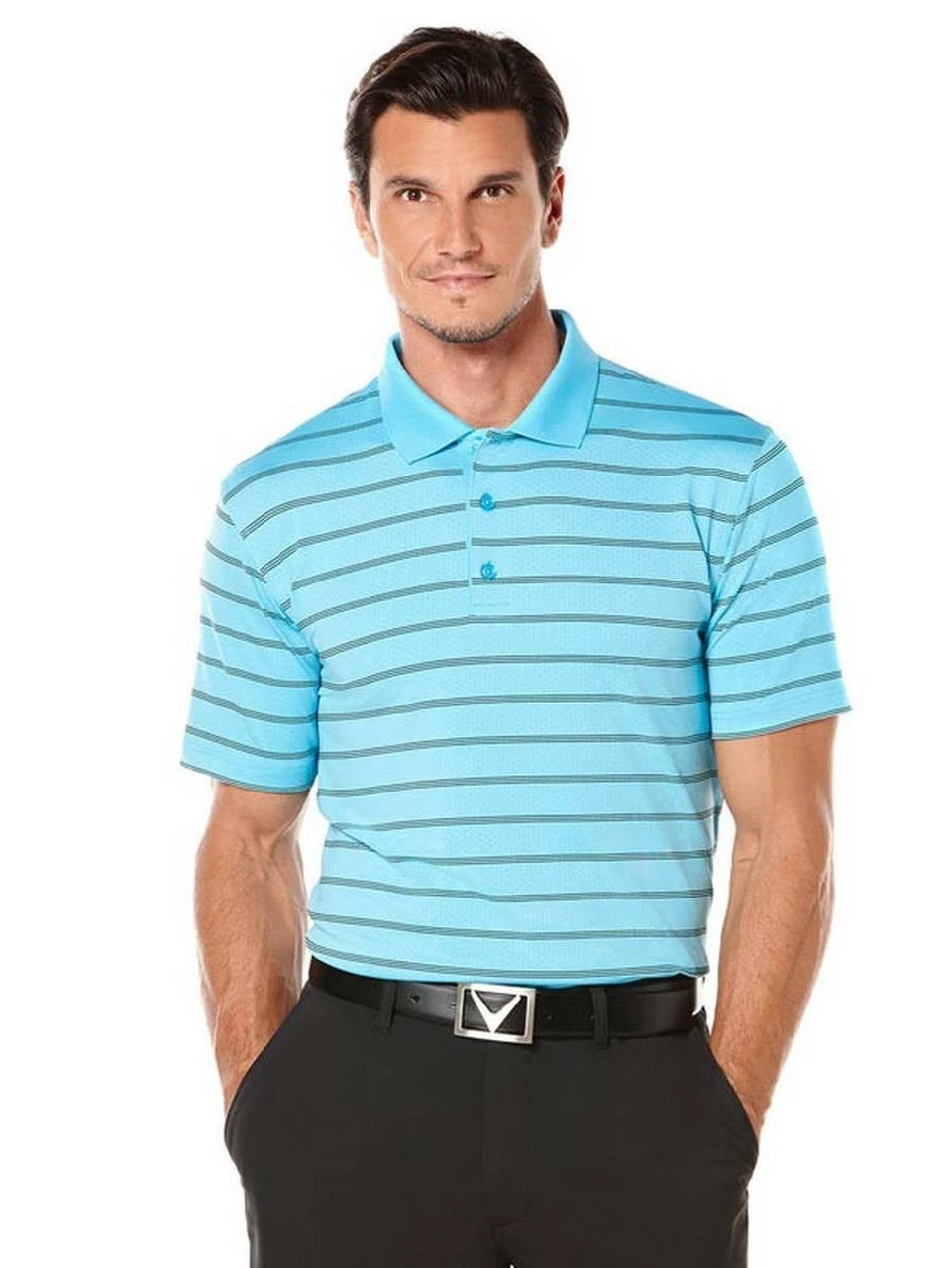 Callaway Ventilated Stripe Polo - Previous Season Style 3 Callaway Ventilated Stripe Polo - Previous Season Style