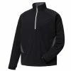 FootJoy FJ HydroKnit Rain Pullover -Golf Shirts Shop footjoy fj hydroknit rain pullover black charcoal 01 95046.1659043372