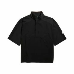 FootJoy FJ Hydrolite Short Sleeve Rain Shirt -Golf Shirts Shop footjoy fj hydrolite short sleeve rain shirt black 01 88946.1676494362