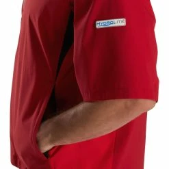 FootJoy FJ Hydrolite Short Sleeve Rain Shirt -Golf Shirts Shop footjoy fj hydrolite short sleeve rain shirt red 04 44479.1676494361