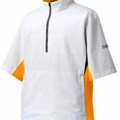 FootJoy Hydrolite Short Sleeve Rain Shirt - Previous Season Style 7 FootJoy Hydrolite Short Sleeve Rain Shirt - Previous Season Style -Golf Shirts Shop footjoy hydrolite short sleeve rain shirt previous season style white yellow black 01 75939.1632930642