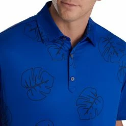 FootJoy Jungle Leaf Print Lisle Self Collar Polo 16 FootJoy Jungle Leaf Print Lisle Self Collar Polo -Golf Shirts Shop footjoy jungle leaf print lisle self collar polo ocean black 03 84716.1673906164