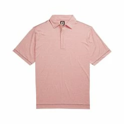 FootJoy Lisle Space Dye Microstripe Self Collar Polo