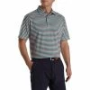 FootJoy Multi Stripe Lisle Self Collar Polo -Golf Shirts Shop footjoy multi stripe lisle self collar polo white watermelon navy 01 49048.1673902599