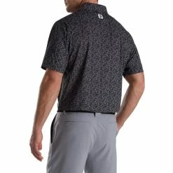 FootJoy Paint Splatter Print Lisle Self Collar Polo 11 FootJoy Paint Splatter Print Lisle Self Collar Polo -Golf Shirts Shop footjoy paint splatter print lisle self collar polo black white 02 41795.1673899894