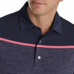 FootJoy Spacedye Block Lisle Self Collar Polo 8 FootJoy Spacedye Block Lisle Self Collar Polo -Golf Shirts Shop footjoy spacedye block lisle self collar polo navy 03 25483.1673901588