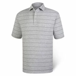 FootJoy Spun Poly Stripe Polo - Self Collar - Closeout