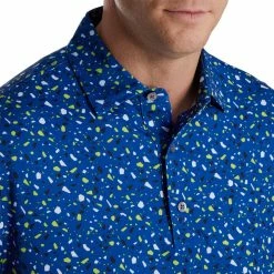FootJoy Terrazzo Print Lisle Self Collar Polo 16 FootJoy Terrazzo Print Lisle Self Collar Polo -Golf Shirts Shop footjoy terrazzo print lisle self collar polo ocean 03 74341.1673907287