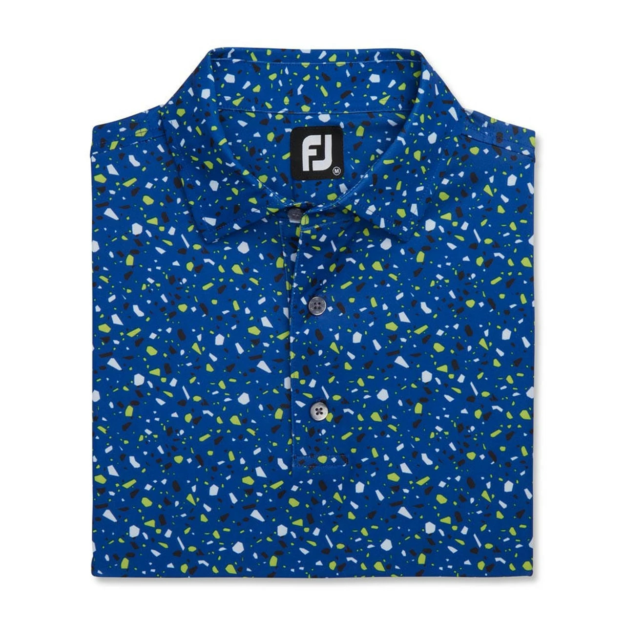 FootJoy Terrazzo Print Lisle Self Collar Polo 10 FootJoy Terrazzo Print Lisle Self Collar Polo - Image 8