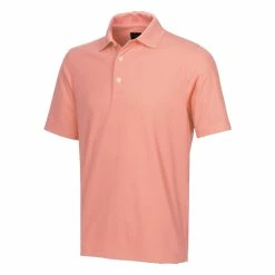Greg Norman Protek Micro Pique Polo 32 Greg Norman Protek Micro Pique Polo -Golf Shirts Shop greg norman protek micro pique polo peach 01 24079.1632427254
