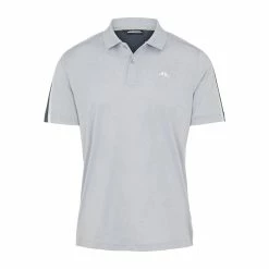 J.Lindeberg Flinn Polo - Relaxed Fit -Golf Shirts Shop j lindeberg flinn polo relaxed fit stone grey melange 01 94922.1634927526