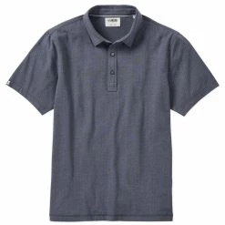 Linksoul Anza Dot Print Polo -Golf Shirts Shop linksoul anza dot print polo gunmetal 01 56481.1676579922