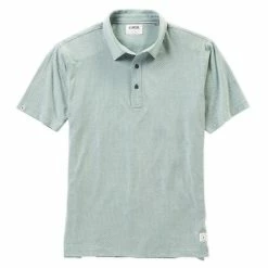 Linksoul Anza Dot Print Polo -Golf Shirts Shop linksoul anza dot print polo oak moss heather 01 60779.1676580993