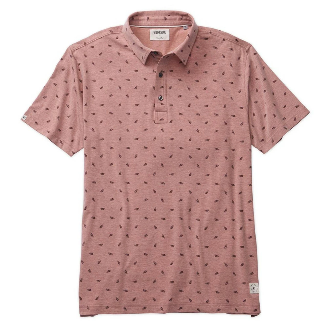 Linksoul Anza Frond Print Polo 3 Linksoul Anza Frond Print Polo