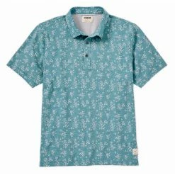 Linksoul Blossom Print Anza Polo 80 Linksoul Blossom Print Anza Polo -Golf Shirts Shop linksoul blossom print anza polo river 01 99523.1676592050