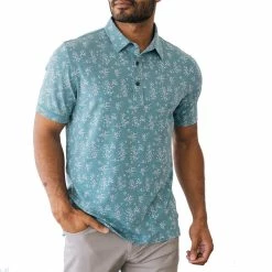 Linksoul Blossom Print Anza Polo 90 Linksoul Blossom Print Anza Polo -Golf Shirts Shop linksoul blossom print anza polo river 02 46981.1676594794
