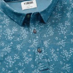 Linksoul Blossom Print Anza Polo 97 Linksoul Blossom Print Anza Polo -Golf Shirts Shop linksoul blossom print anza polo river 02 74104.1676591323