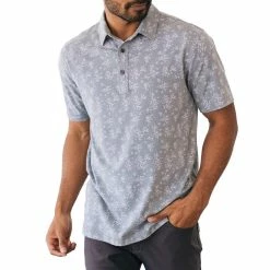 Linksoul Blossom Print Anza Polo 107 Linksoul Blossom Print Anza Polo -Golf Shirts Shop linksoul blossom print anza polo soft sky 02 05894.1676592037
