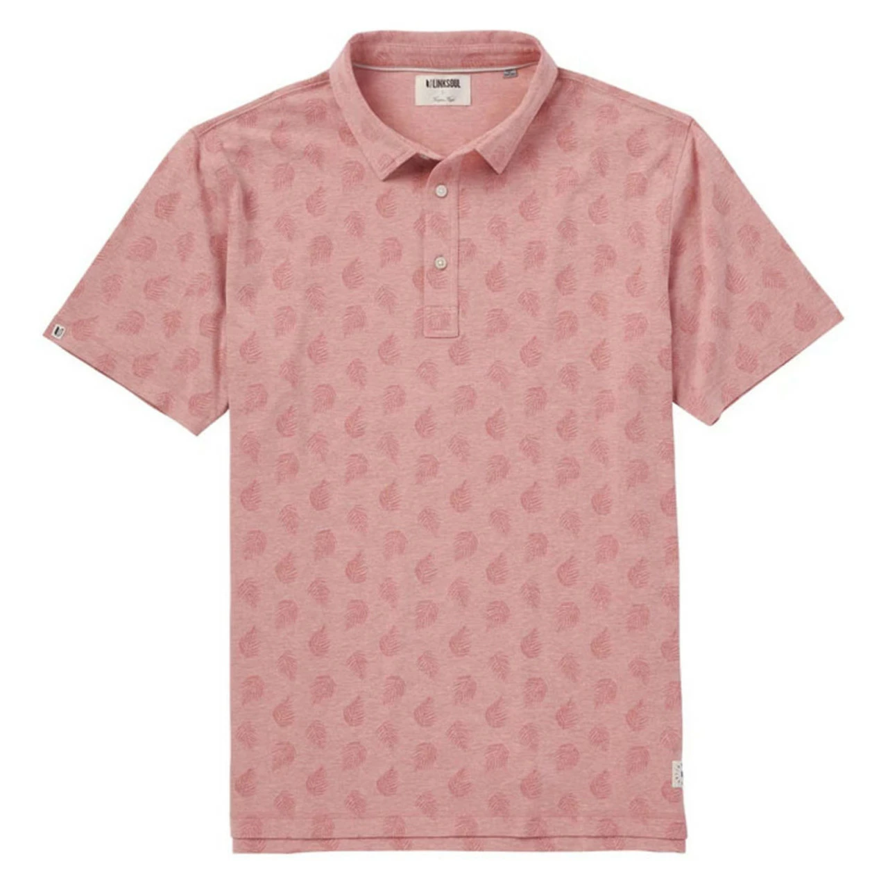 Linksoul Dry-Tek Leaf Print Polo 3 Linksoul Dry-Tek Leaf Print Polo